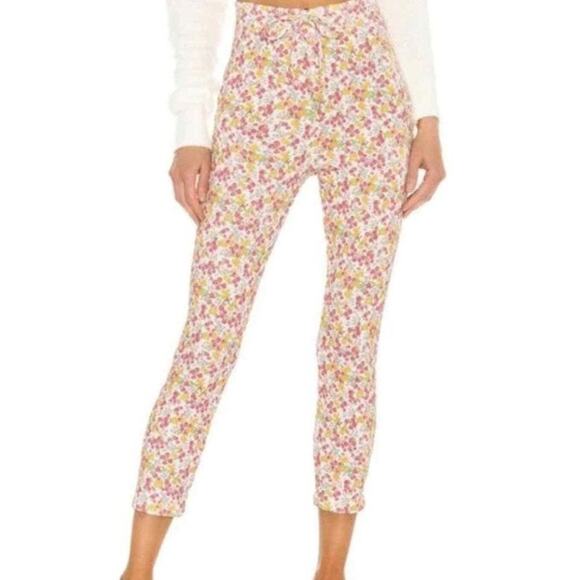 Love Shack Fancy‎ Brently Slim Pant Fruity Punch Small - Picture 3 of 9